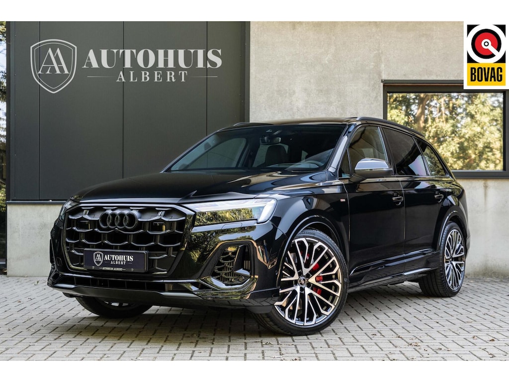 Audi Q7 60 TFSIe Comp. Luchtvering B&O Pano HUD Trekhaak 22"