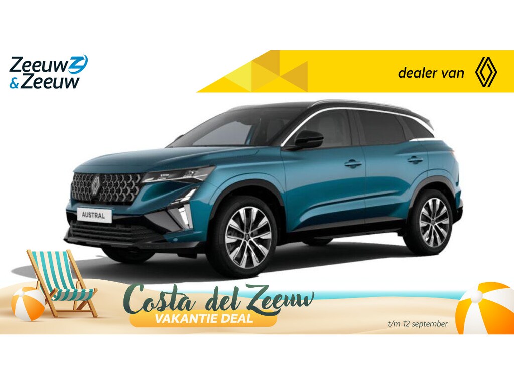 Renault Austral E-Tech full hybrid 200 techno NU met € 7.950,- Zeeuw & Zeeuw voorraadkorting | met GRATIS 5 jaar fabrieksgarantie | Te financieren tegen 2,9% rente |