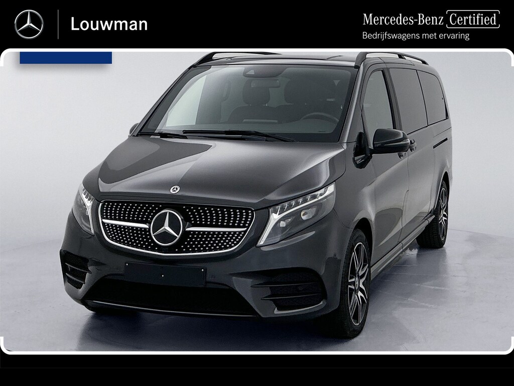 Mercedes-Benz V-klasse 250d 4-MATIC L3 XL AMG 6-persoons Elektrische schuifdeuren Distronic Burmester Trekhaak afneembaar 2500kg