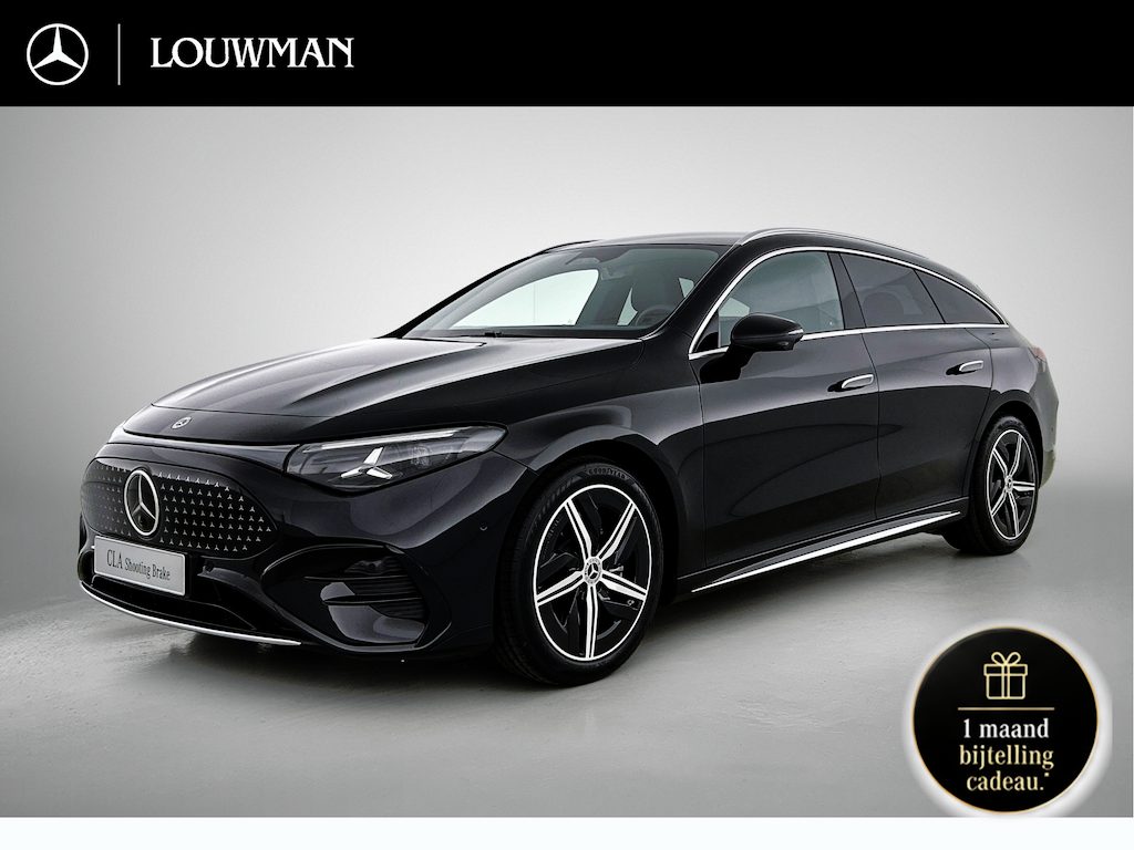 Mercedes-Benz CLA Shooting Brake 200 Business Solution AMG 58 kWh | Trekhaak | Vast panoramadak | Sportstoelen | Warmtewerend donkergetint glas | URBAN GUARD | 18 inch vijfspaaks lichtmetalen AMG-velgen |