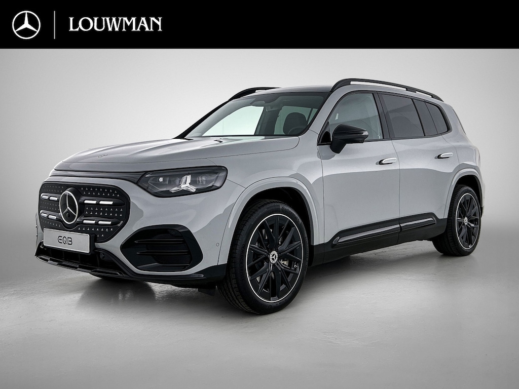 Mercedes-Benz GLB 250+ Business Solution AMG 7p. 85.5 kWh | Premium Plus pakket | Verstelbare demping | Winterpakket | Nightpakket | Parkeerpakket | Trekhaak | 20” multispaakse AMG-velgen | GUARD 360° | Sportstoelen | Vast panoramadak | Burmester® 3D surround sound system |