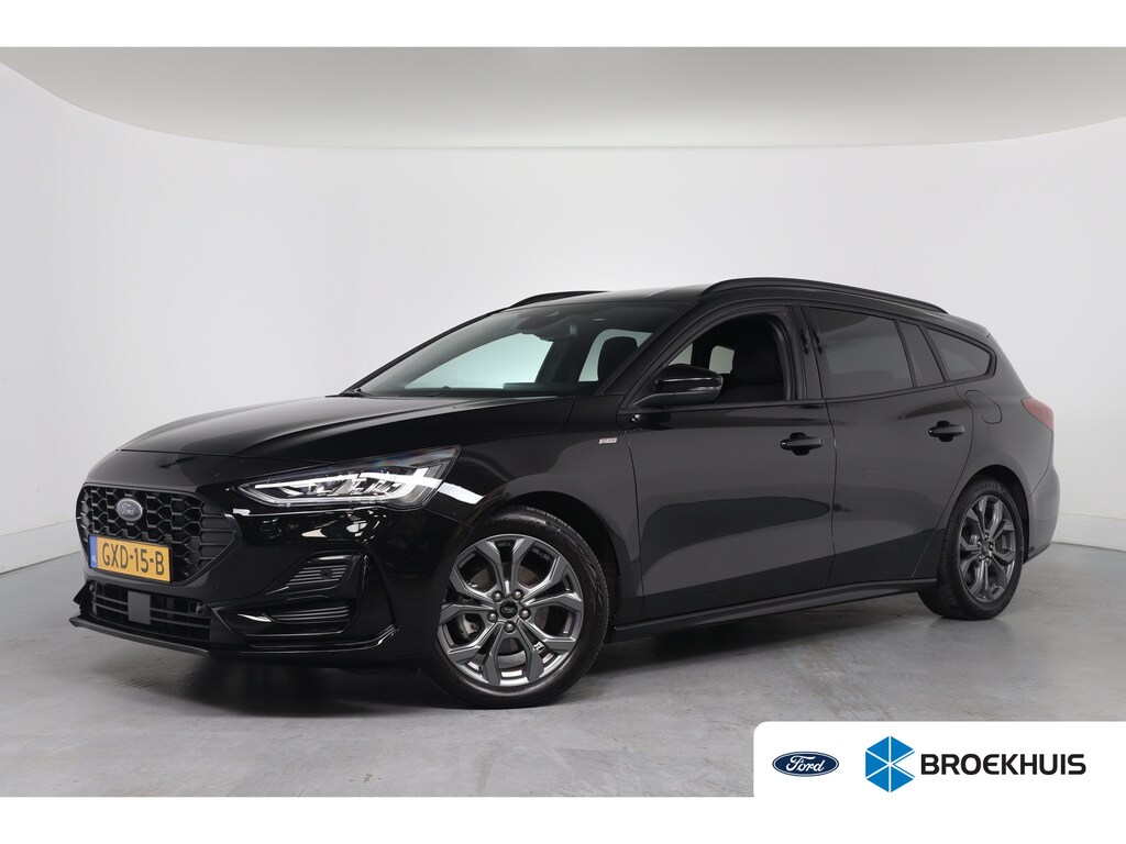 Ford Focus Wagon 1.0 EcoBoost Hybrid ST Line | 1e Eigenaar! | Winterpack | LED | Clima | Navi | Cruise Control | Keyless | Parkeersensoren V+A | Lichtmetalen Velgen