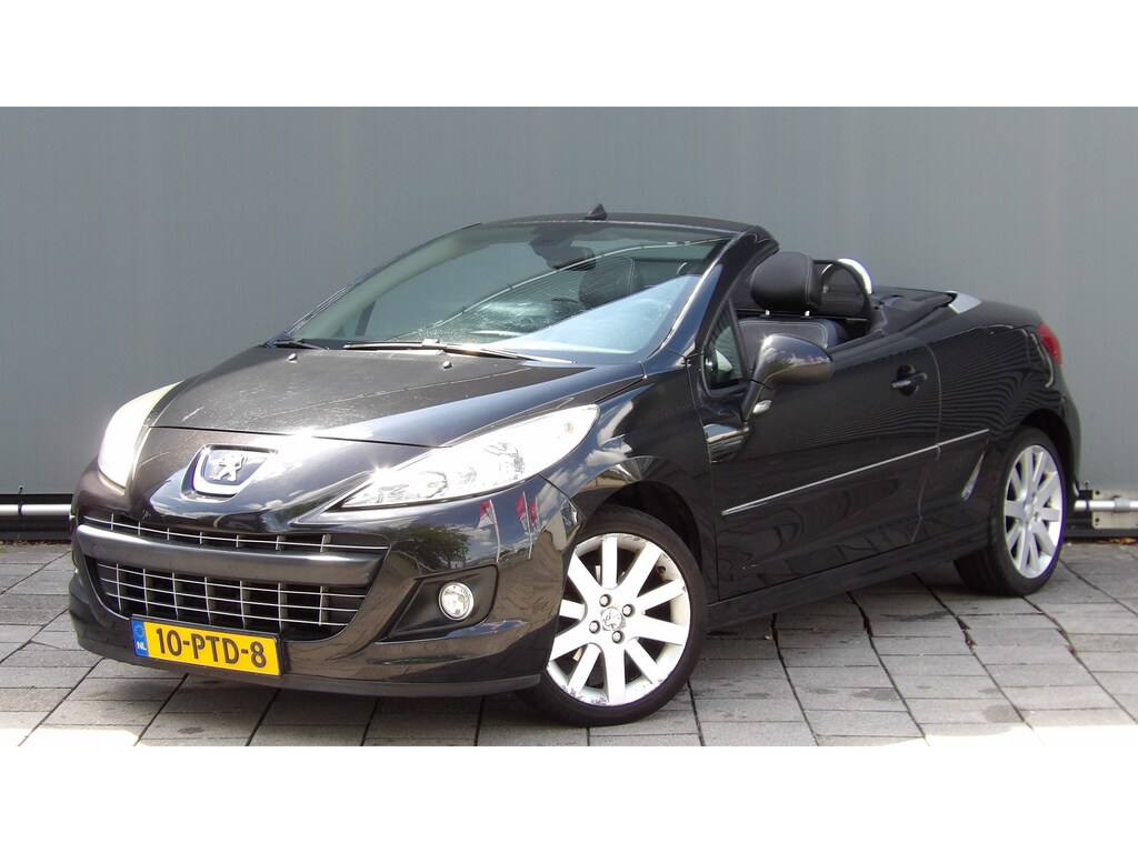 Peugeot 207 CC BWJ 2011 | 1.6 VTi 120PK Noir & Blanc | LEER | CLIMA | CRUISE | PDC | RADIO/CD-MP3 |