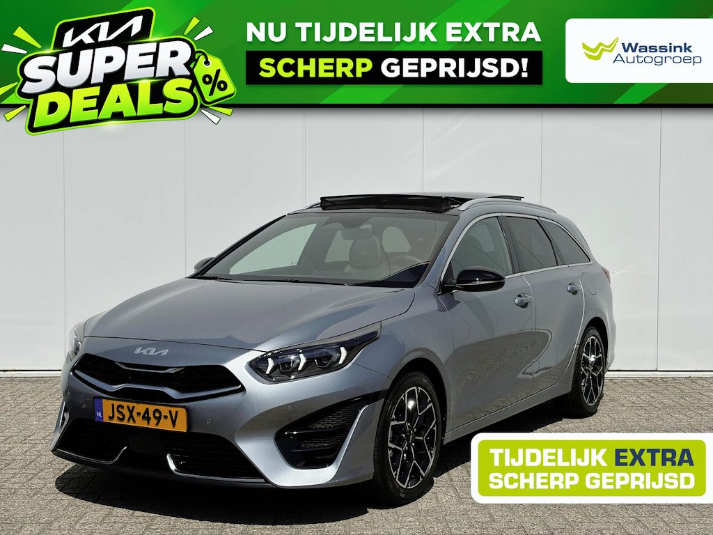Kia Ceed Sportswagon 1.5 T-GDi GT-PlusLine | VOORDEEL | Navigatie | JBL | Panorama schuif -kantel dak | Stoel - stuurverwarming | Camera | Elektrische geheugen bestuurdersstoel |