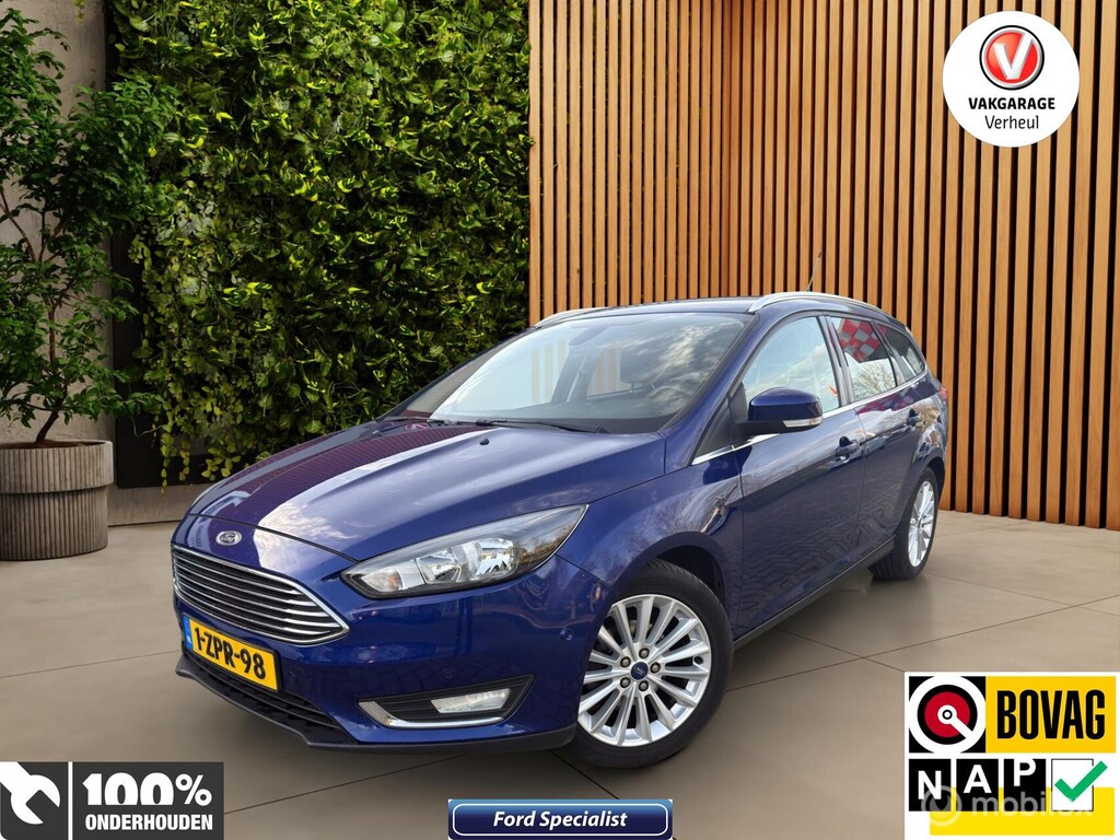 Ford Focus Wagon 1.0 Titanium Edition 125Pk ✅Trekhaak ✅Navi