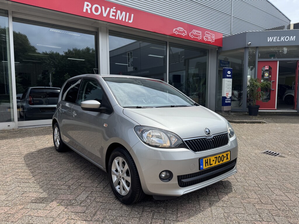 Skoda Citigo 1.0 Greentech Fresh Cruise, Airco, Bluetooth, LM velgen.