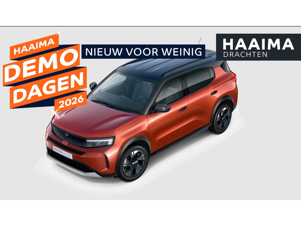 Opel Frontera Extended range Electric GS 54 kWh | NIEUWE VOORRAAD | WLTP 408KM | Stoel & Stuurverwarming | Keyless Entry & Start | Parkeercamera Achter | Dodehoek Detectie | Voorruit Verwarming |