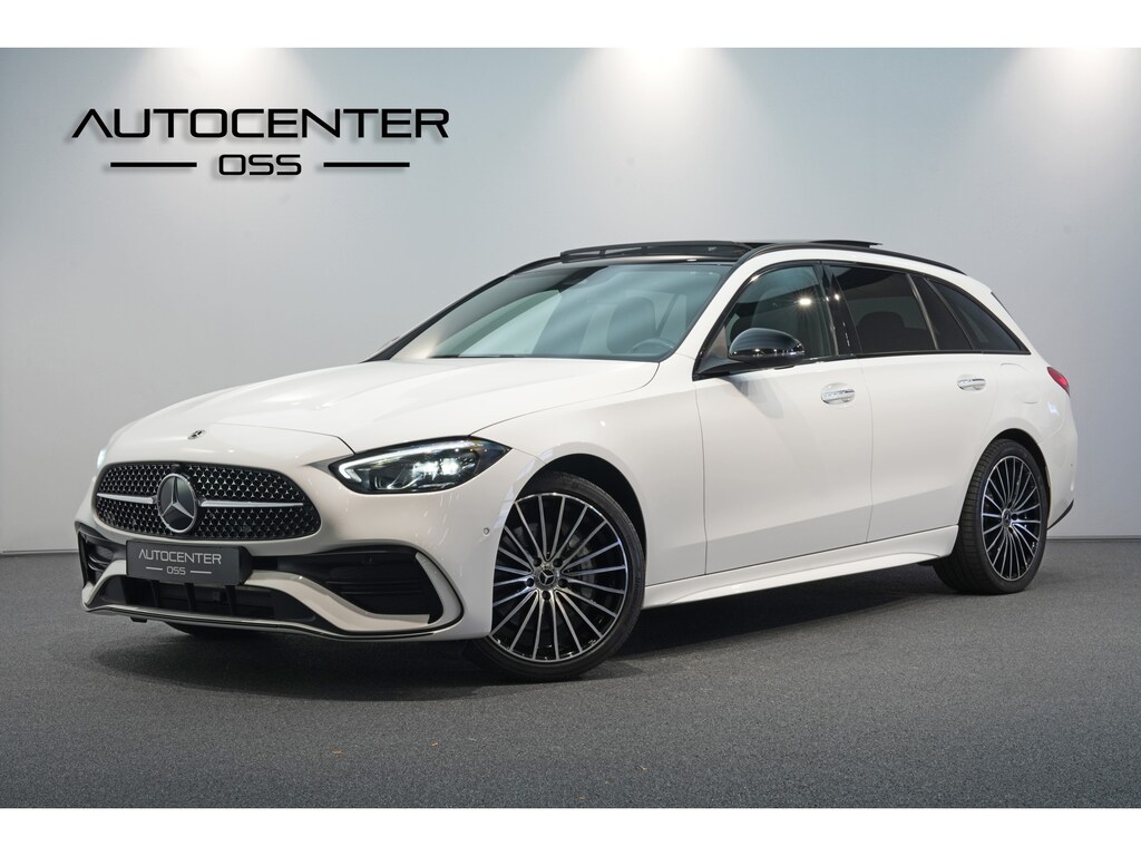 Mercedes-Benz C-klasse Estate 300 e AMG ✅ PANO ✅ NIGHT ✅ KEYLESS ✅ CAMERA ✅ BTW