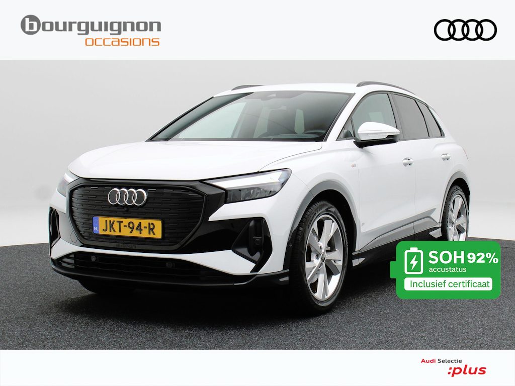 Audi Q4 e-tron 35 55 kWh 170 Pk S Edition | Head Up | Stoelverwarming | Matrix LED | Adaptive Cruise | Camera | Warmtepomp | 20 Inch | 44.129 Km !!