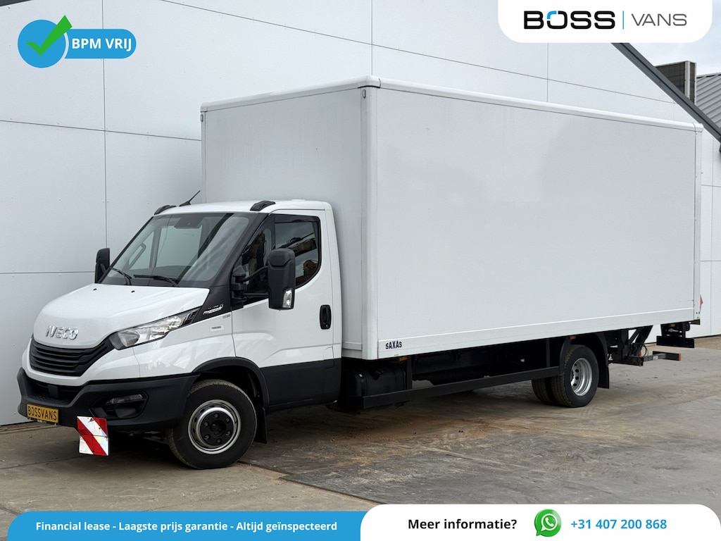 IVECO Daily 72C18 3.0 Automaat Luchtvering Dubbellucht 1000kg Laadklep Bakwagen Meubelbak Koffer