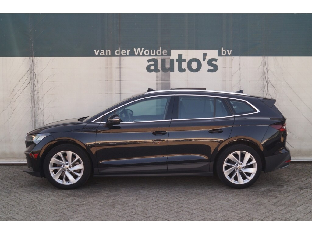 Skoda Enyaq iV 80 204pk 77kWh -SOH91%-PANO-TREKHAAK-ECC-PDC-