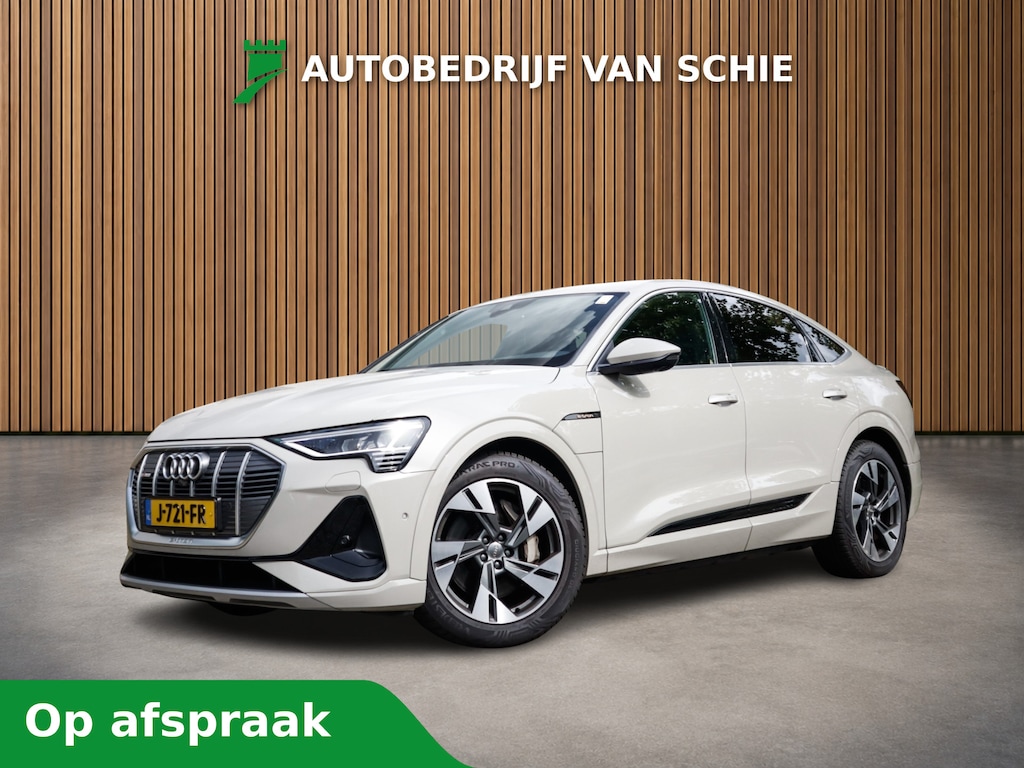 Audi e-tron Sportback 55 quattro S edition 95 kWh 3-Fase 2e-Eig. & Dealer-Onderh. BOVAG-Garantie. NL-Auto.