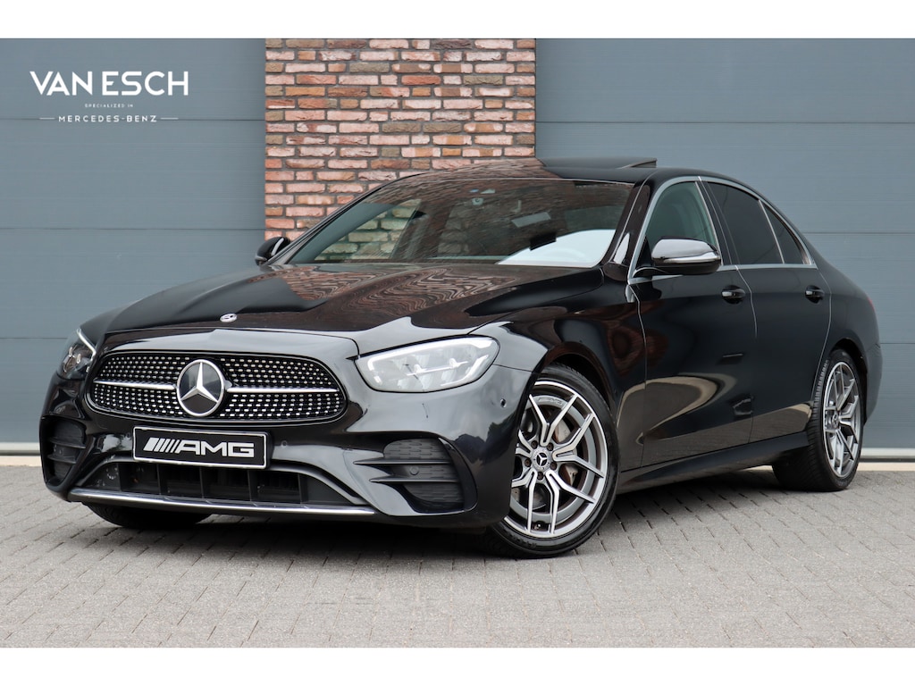 Mercedes-Benz E-klasse 220 d AMG Line | Schuifdak | Dodehoekassistent | Camera | Augmented Reality | Sfeerverlichting | Stoelverwarming | High Perf. LED |
