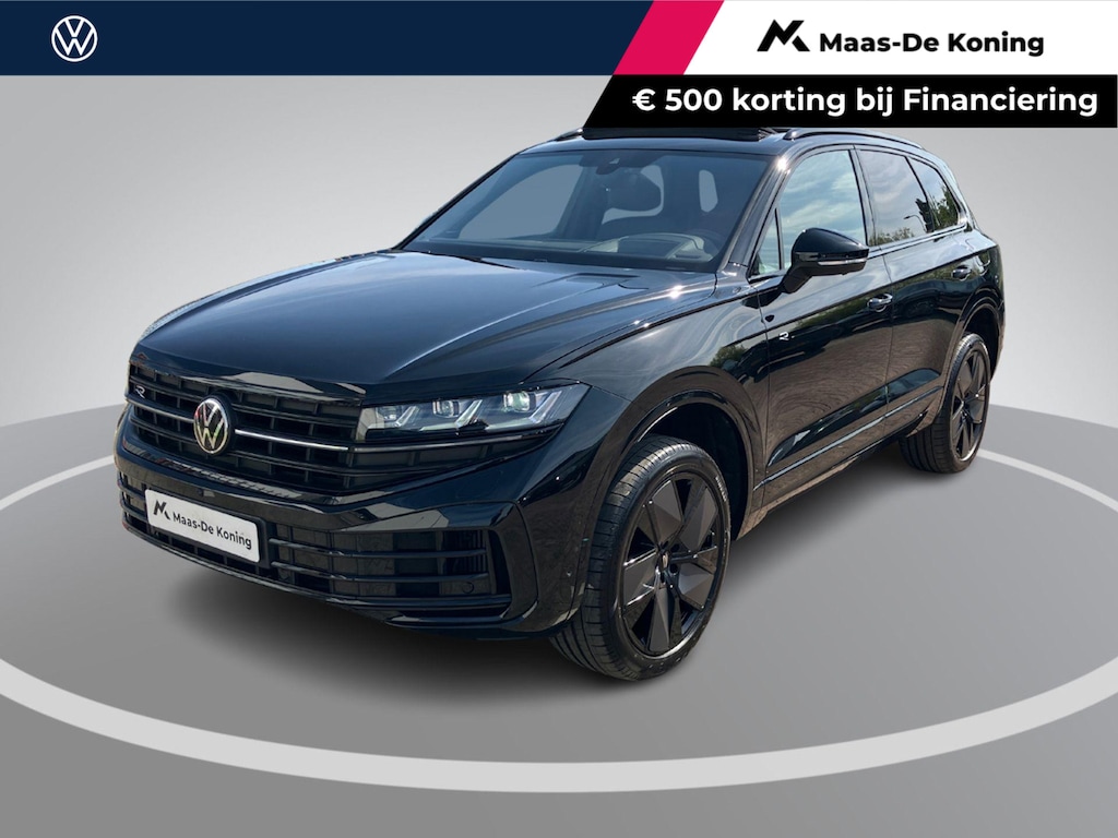Volkswagen Touareg 3.0TSieHybrid 340kW/462PK 4MOTION R Edition · Panoramadak · Leder · DYNAUDIO · 360°Camera · Luchtvering · Garantie t/m 22-07-2030 of 100000km.