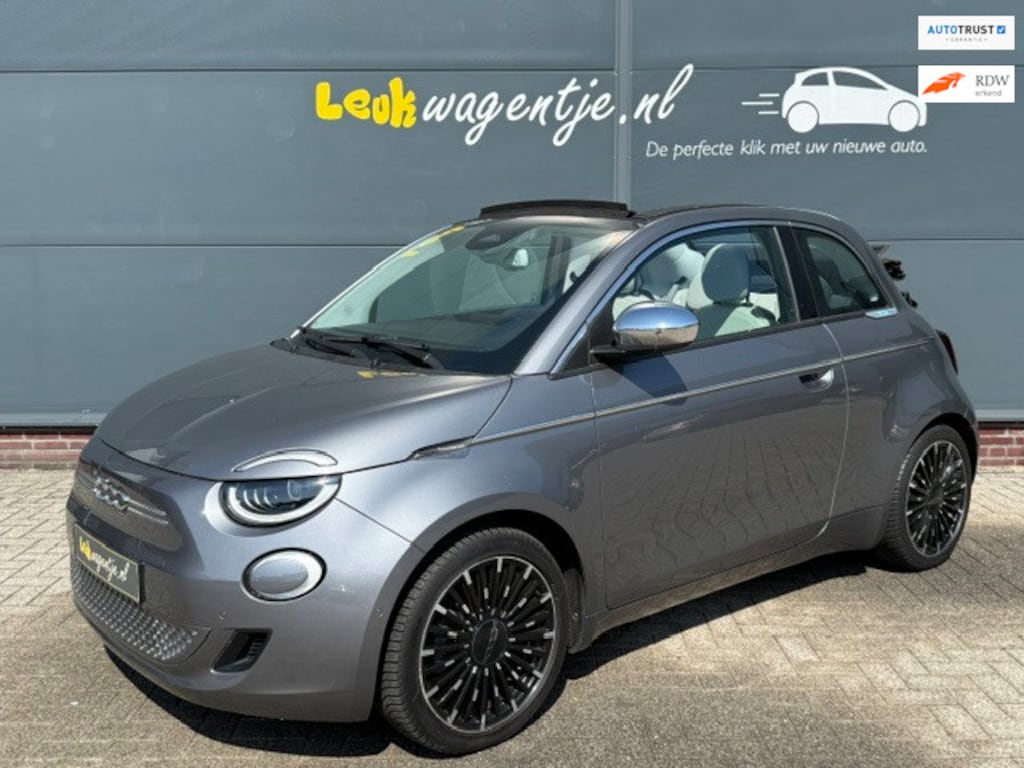 Fiat 500C E La Prima Cabrio *camera *stoelverw. *ad. cruise
