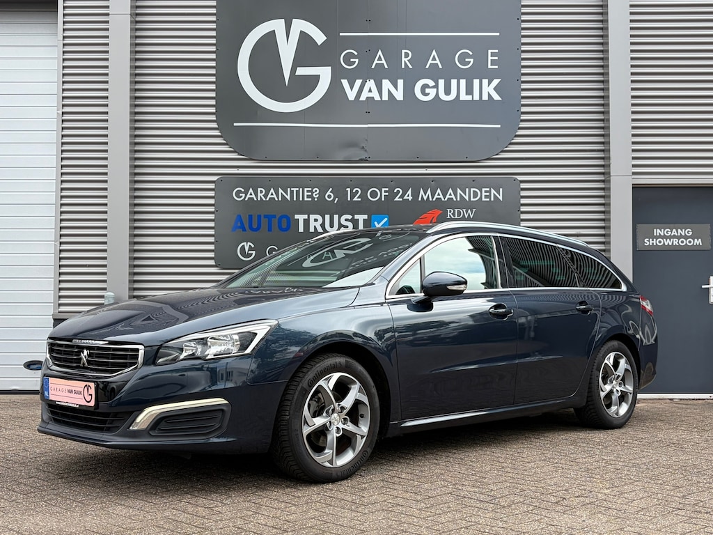 Peugeot 508 SW 1.6 e-HDi Blue Lease Executive 114PK Automaat,Panodak,Trekhaak,Navi,Clima,Cruise,Isofix,ElektrRamen+Spiegels,Camera