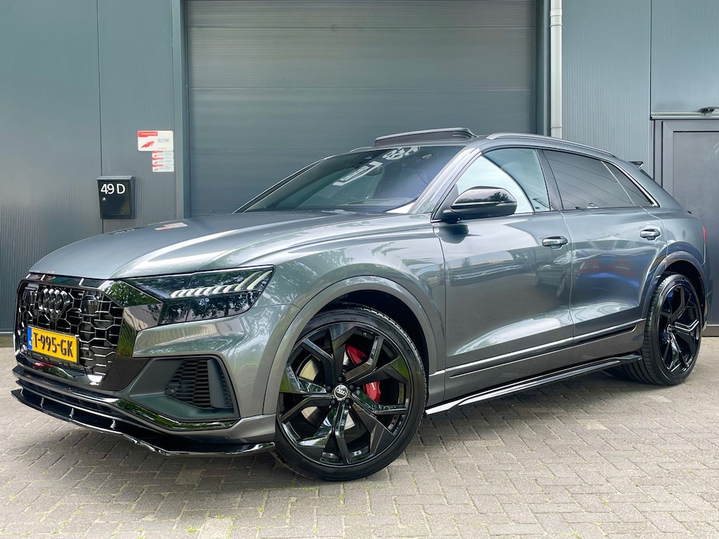 Audi Q8 50 TDI quattro Pro Line S RS LOOK 23'' RS VELGEN HEADUP DRIVESELECT LEER PANO MEMORY CLIMA LUCHTVERING DEALER ONDERHOUD