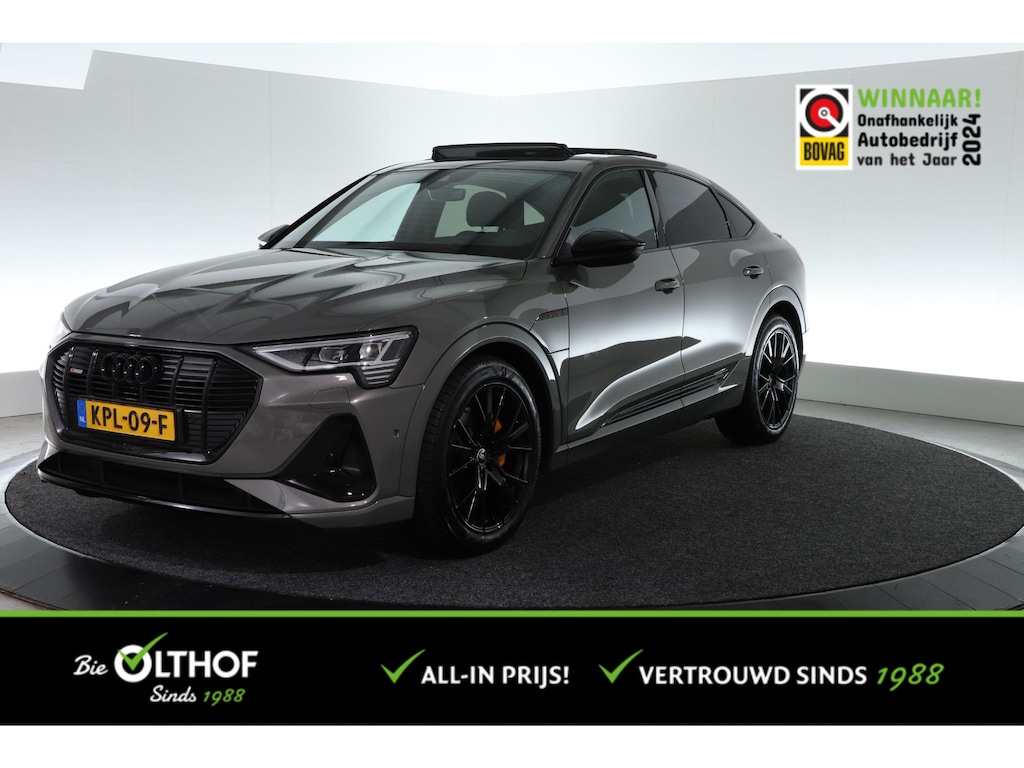 Audi e-tron Sportback 50 quattro S edition 71 kWh | BLACK EDITION | SCHUIF-KANTEL | AFN. TREKHAAK |