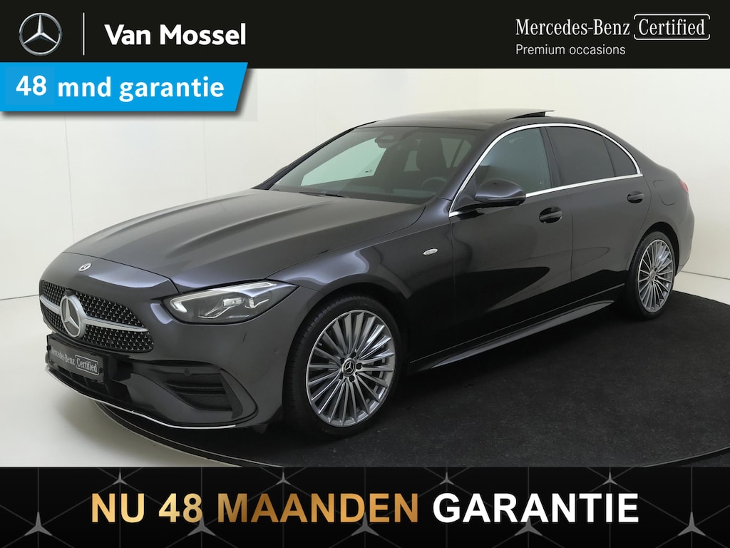 Mercedes-Benz C-klasse 300 e Business Solution AMG / Panoramadak/ 19 inch/ Memory/ Sfeerverlichting