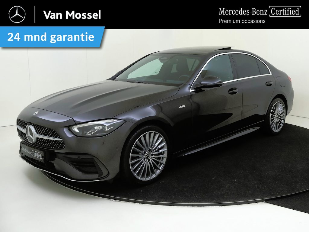 Mercedes-Benz C-klasse 300 e Business Solution AMG / Panoramadak/ 19 inch/ Memory/ Sfeerverlichting