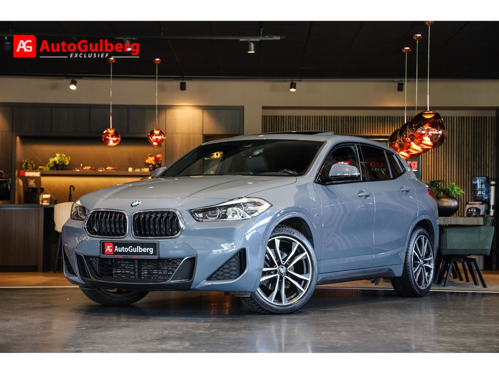 BMW X2 sDrive 1.8I M-Sport High Exe Panoramadak, Sport Leder electrisch, Head-up, Camera, Navi+, Spiegel pakket, Trekhaak, Lmv 19''