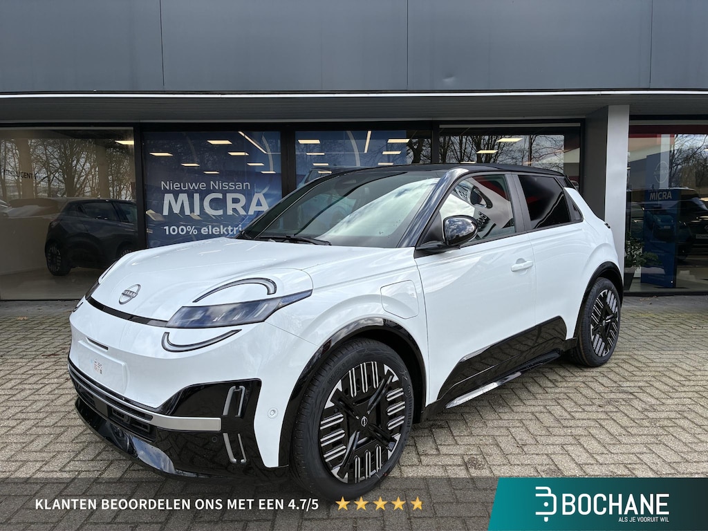 Nissan Micra ADVANCE 52 kWh Nieuw uit voorraad leverbaar | Navigatiesysteem | Apple CarPlay & Android Auto | Achteruitrijcamera | Parkeersensoren voor- en achter | Climate Control | 10 jaar fabrieksgarantie