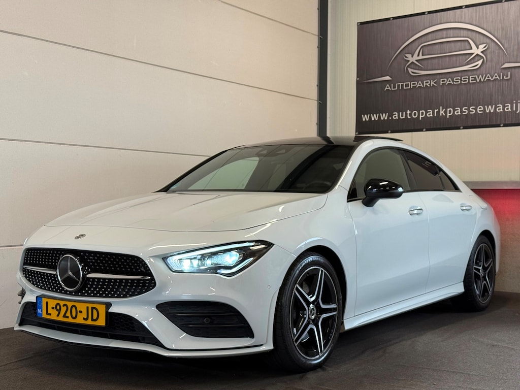 Mercedes-Benz CLA 200 AMG BTW, Pano, ACC, Sfeerverlichting, Elek Stoelen, Achteruitrijcamera, NAP, Lane-Assist, Airco