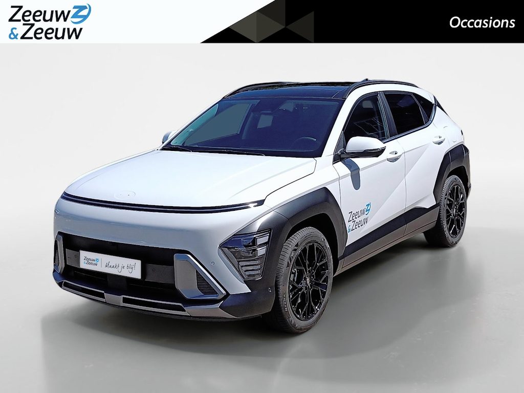 Hyundai Kona 1.6 GDI HEV Premium Sky | Schuif-/kanteldak | Elektrische stoelverstelling | Stoelverwarming/-ventillatie |