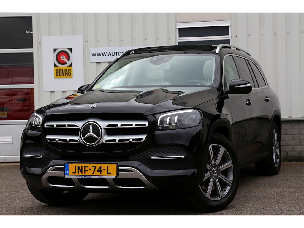 Mercedes-Benz GLS 350d 4MATIC 9-G 7P Aut.*Incl. BTW*Perfect MB Onderh.*Luchtvering/Panodak/ACC/Burmester/Sfeerverl./Apple Carplay-Android/360/DAB/Massage/Stoelverw.V+A//Standkachel/Dodehoek/Rijstrook/LED/Keyless Entry+Go/Memorie/VOL*