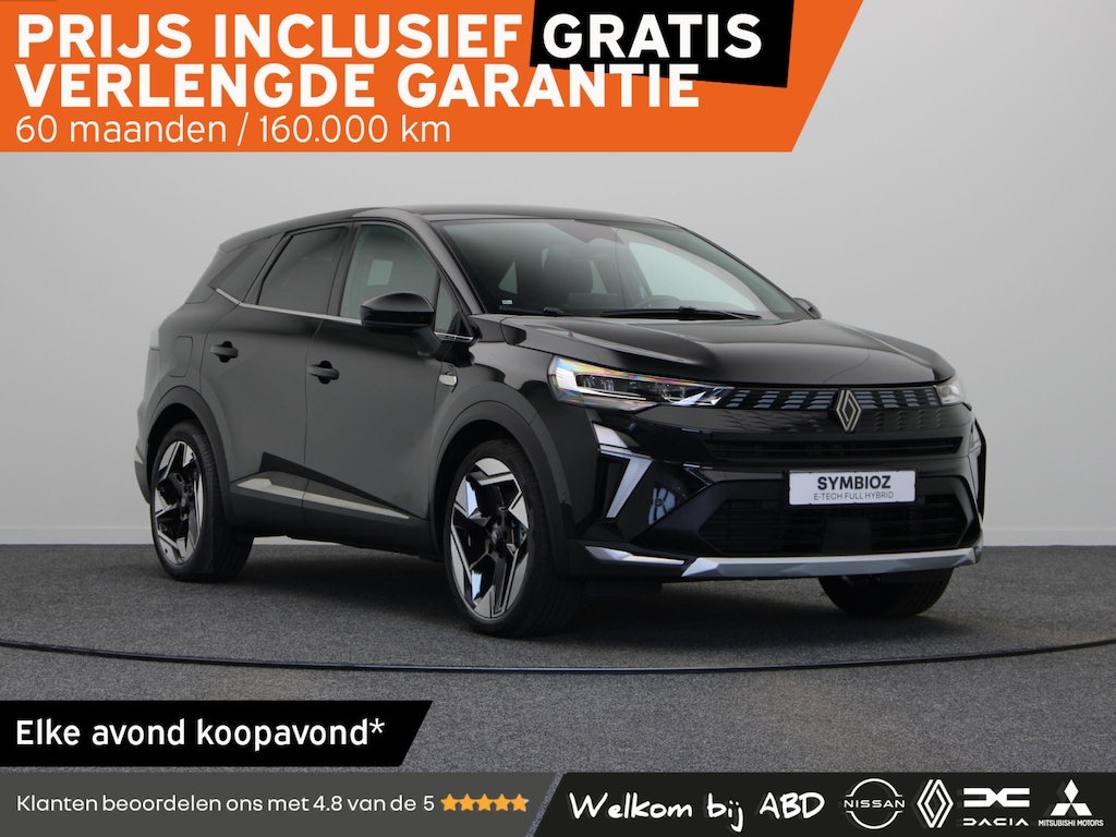 Renault Symbioz E-Tech full hybrid 160pk iconic | Vijf jaar garantie | Stoel- en stuurwielverwarming | Elek. bedienbare stoelen | Voorruitverwarming |