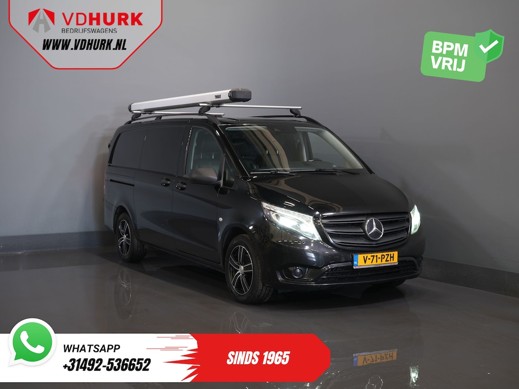 Mercedes-Benz Vito 116 CDI Aut. L2 LED/ Standkachel/ Stoelverw./ Carplay/ Camera/ Cruise/ Trekhaak/ Airco