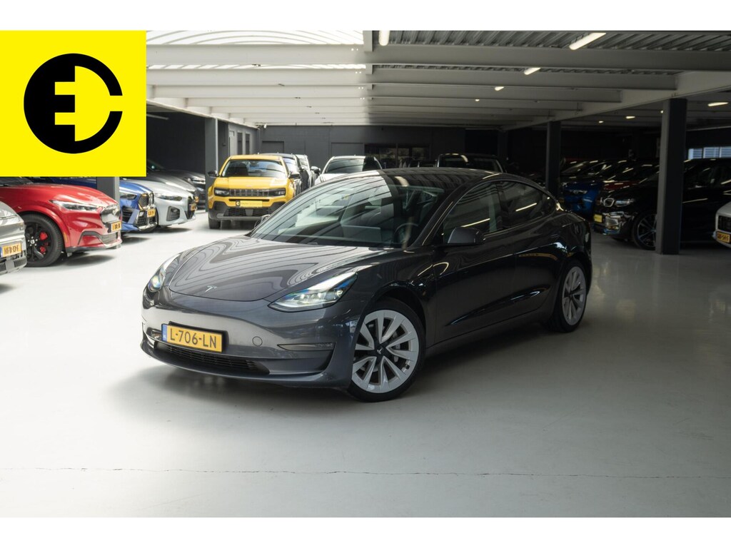 Tesla Model 3 Long Range AWD 75 kWh | FSD T.W.V 7.500 | SOH 90% |Trekhaak | Incl.BTW