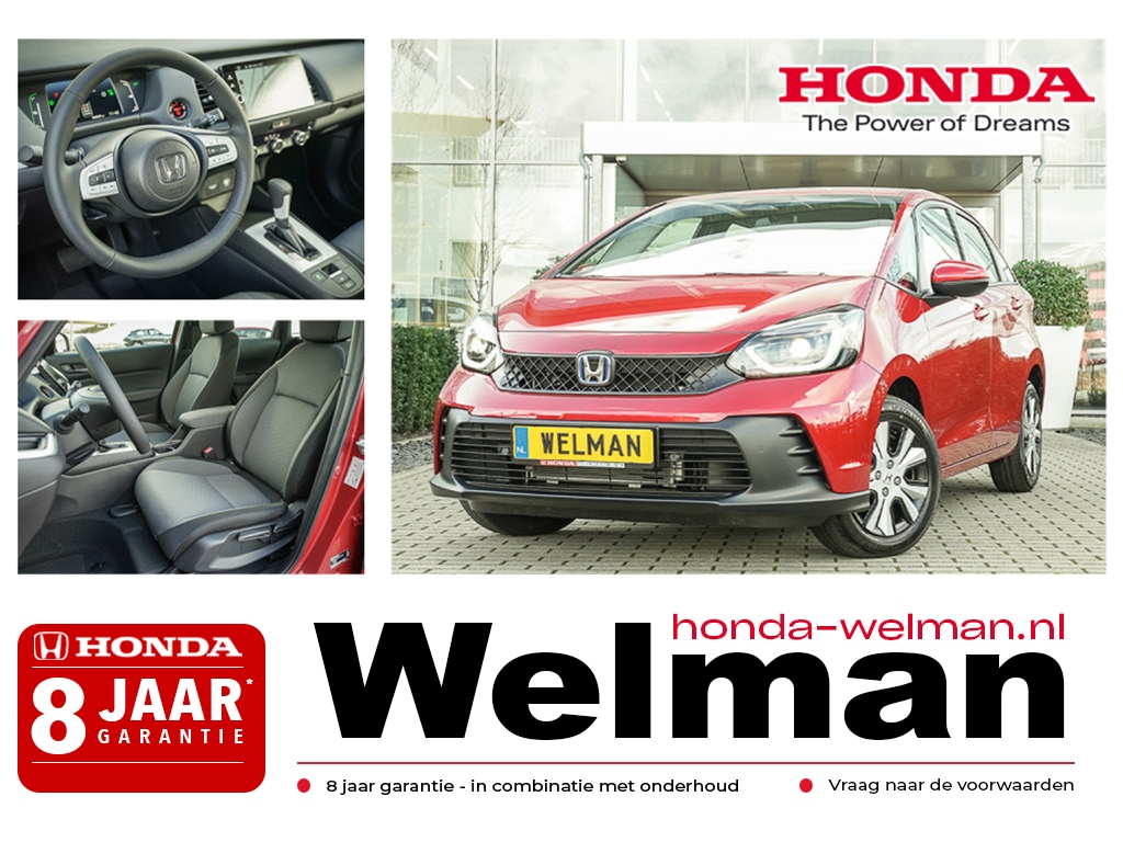 Honda Jazz 1.5i e:HEV ELEGANCE - NIEUW - 122 PK - FULL HYBRID - AUTOMAAT - MY27