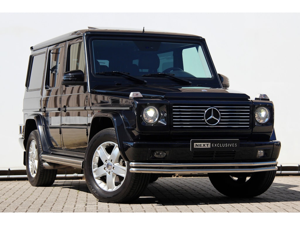 Mercedes-Benz G-klasse G500 | Schuifdak | Zwart Leder | Apple CarPlay | Camera | Stoelverwarming V+A