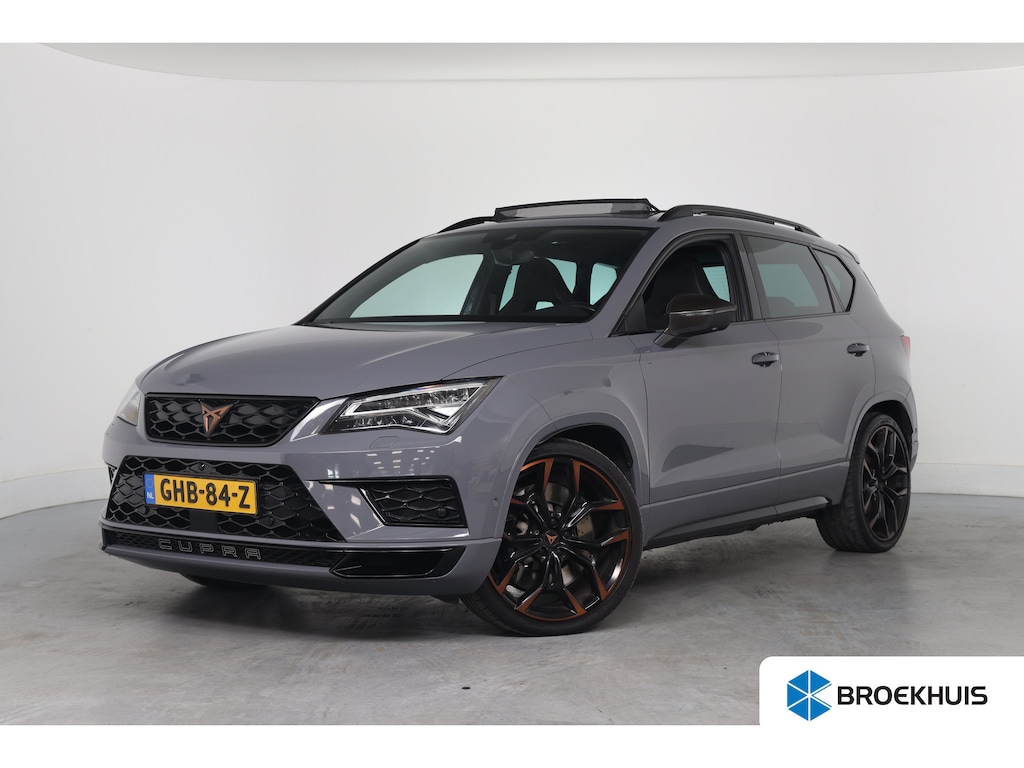 CUPRA Ateca 2.0 TSI 4DR. Ltd.Ed. 5 deurs SAut7 | Akrapovic | Open Dak | Trekhaak wegklapbaar | LED | 360 Camera | Sfeerverlichting | Beats Audio | Stoelverwarming | BLIS | Clima | DAB | Cruise Adaptive