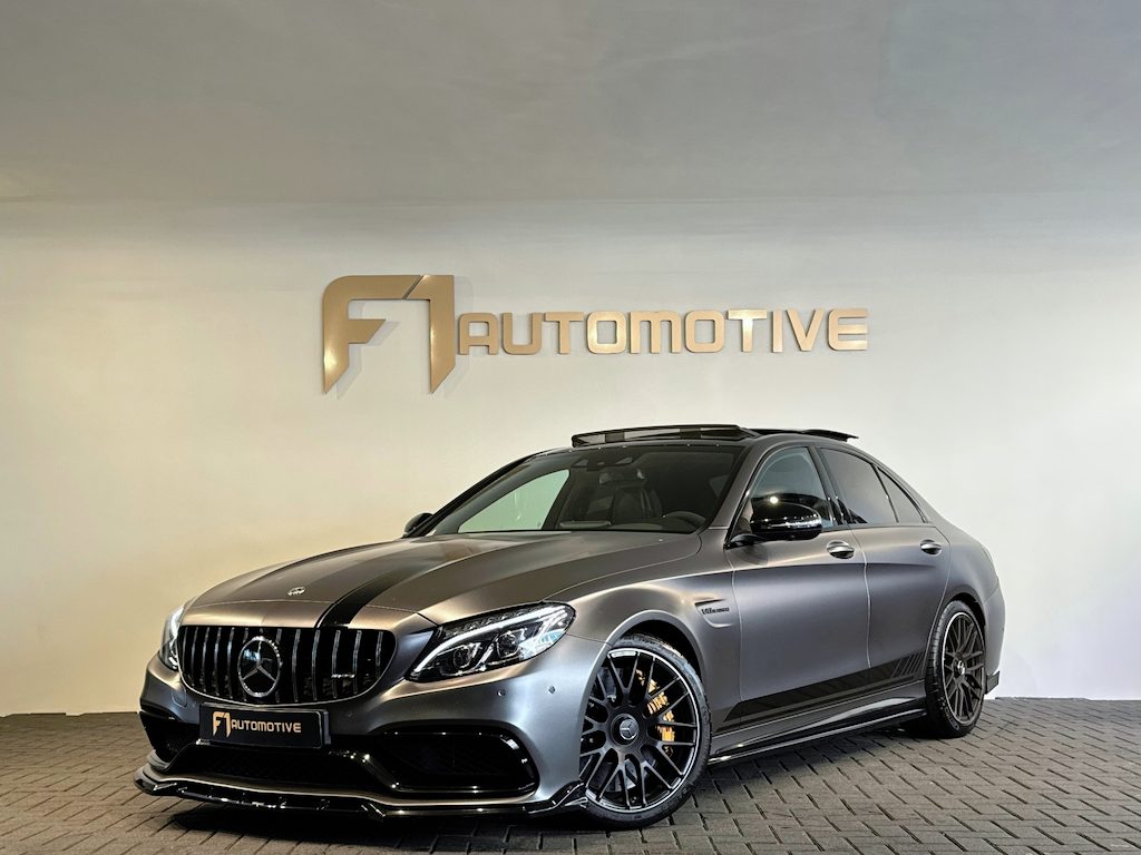 Mercedes-Benz C-klasse AMG 63 S Pano|Kuip|Ceramic|HuD|360Cam