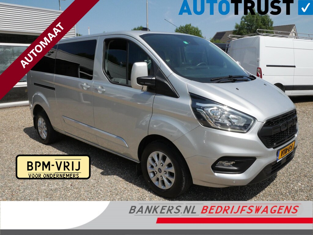 Ford Transit Custom 2.0 TDCI 170PK L2 Limited Dubbel cabine Automaat Airco 2 x Schuifdeur