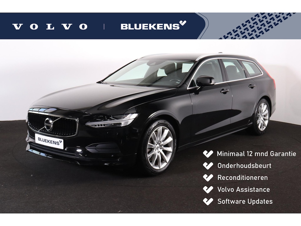 Volvo V90 T4 Momentum - IntelliSafe Assist - Adaptieve LED koplampen - Parkeercamera achter - Verwarmde voorstoelen, stuur & achterbank - Parkeersensoren achter - Inklapbare trekhaak - 18' LMV
