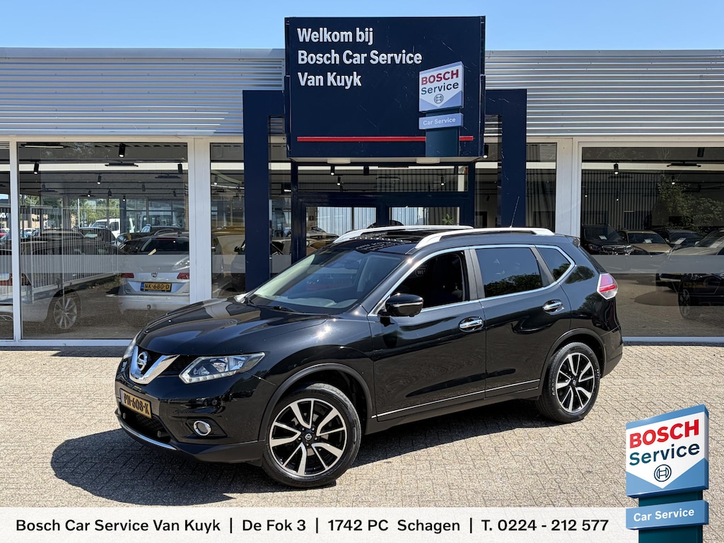 Nissan X-Trail 1.6 DIG-T N-Connecta / NL-Auto / 87.000 KM / Open-Panodak / Afneembare-Trekhaak / Cruise-Control / Climate-Control / Elektr.-Achterklep / Keyless / DAB Radio-Bluetooth / Navi / Rondom-Camerazicht / PDC V+A / 18'' LMV / ENZ.