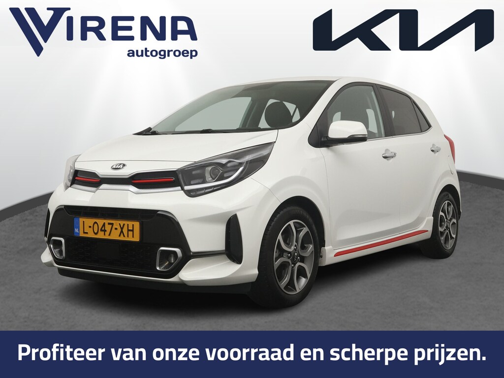 Kia Picanto 1.0 DPi GT-Line - Climate Control - Cruise Control - Navigatie - Apple Carplay / Android Auto - Lederen bekleding - Fabrieksgarantie tot 08-2028