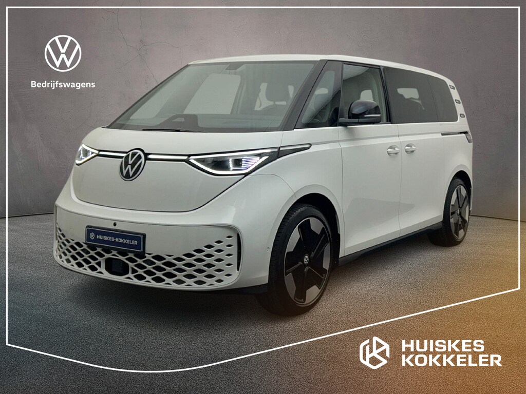 Volkswagen ID. Buzz Pro Bulli 286pk 79 kWh 7p. | Warmtepomp | 7-zits | Trekhaak | Head-up Display | Harman-Kardon | Apple Carplay / Android Auto | 21'' | Netto-ACTIEprijs; RIJKLAAR INCL. BTW/BPM,  INRUILPREMIE (bij koop of lease via HK) |