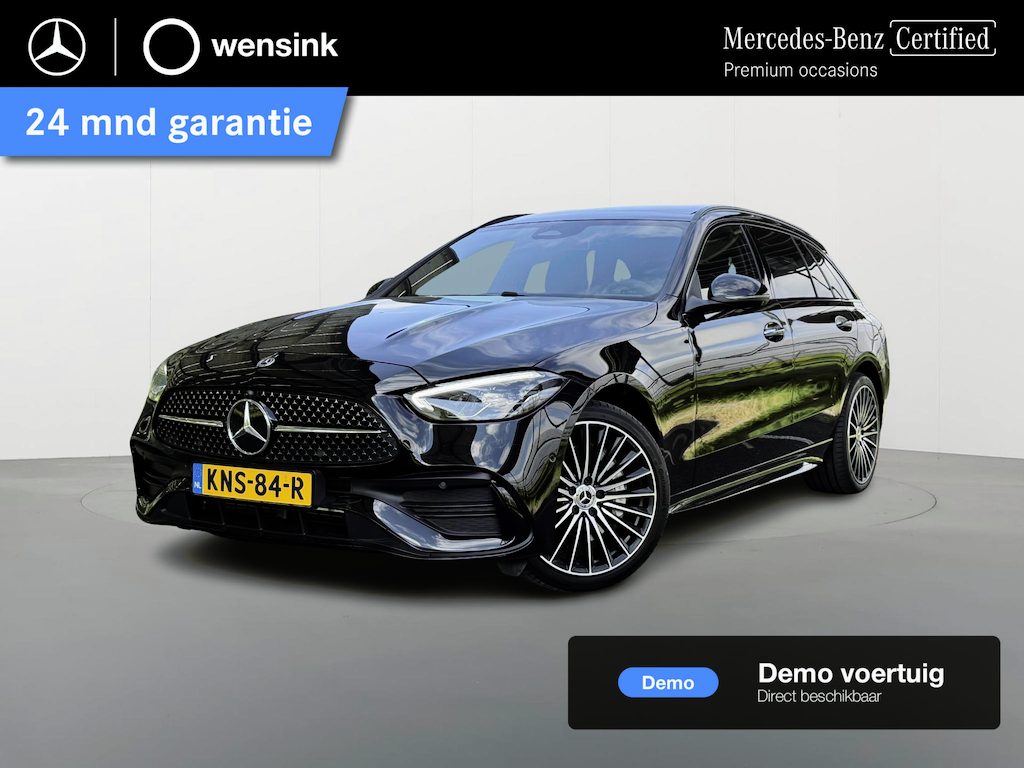 Mercedes-Benz C-klasse Estate 300e 140 Years Edition | Night | Panoramaschuifdak | Comfort-Pakket | Winterpakket | AMG-line | 360 Camera |