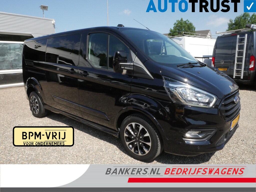 Ford Transit Custom 2.0 TDCI 185PK L2 Dubbel cabine Airco Sport 2 x Schuifdeur