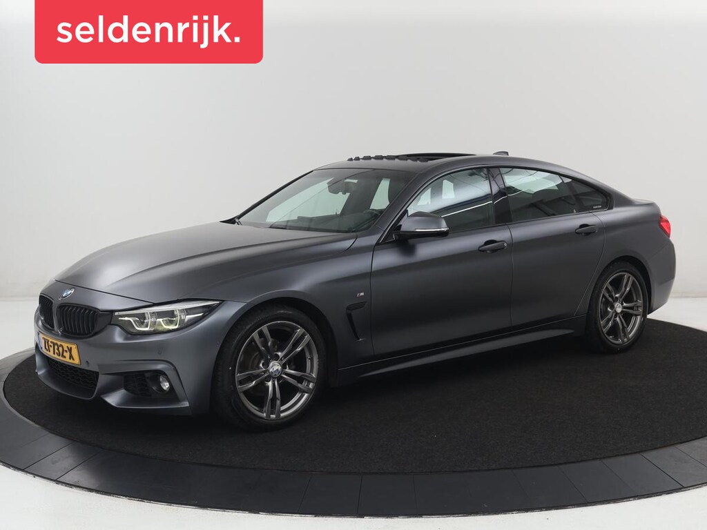 BMW 4-Serie Gran Coupe 418i High Executive | Schuifdak | Trekhaak | Climate control | Navigatie | Camera | Cruise control | Buetooth | DAB+ | Ambianceverlichting