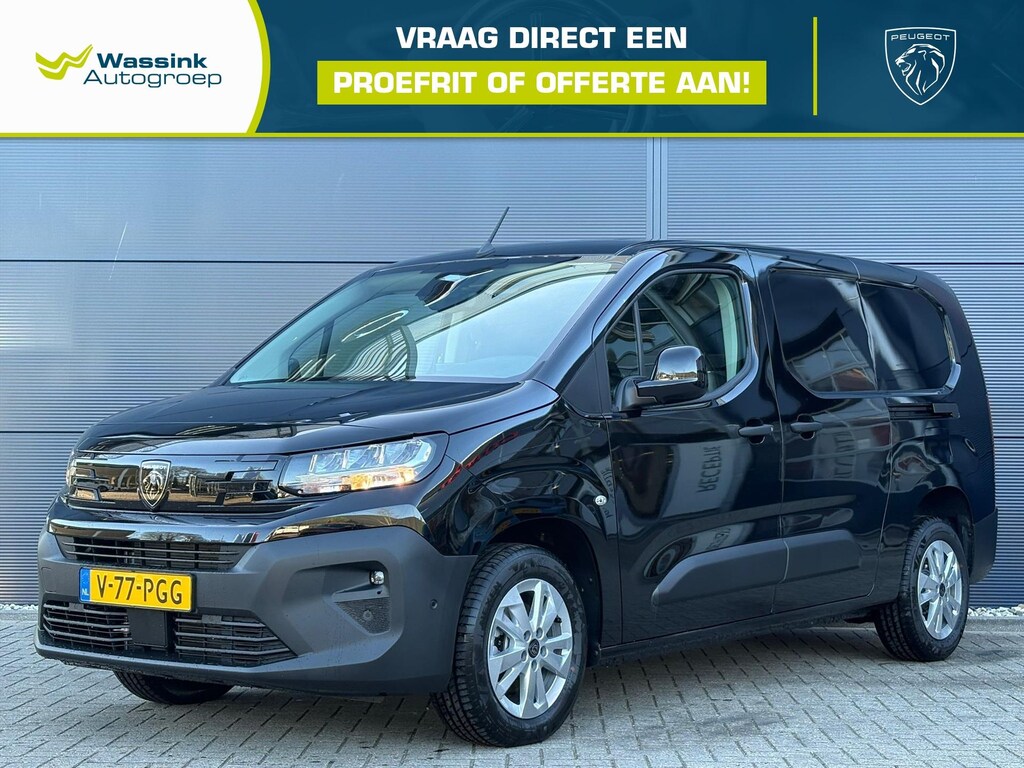 Peugeot Partner 1.5 BlueHDi 130pk EAT8 L2 | Navigatie | 3-zits | Hout afwerking laadruimte | Draadloze telefoonlader | 16 inch velgen | Stuur/stoelverwarming