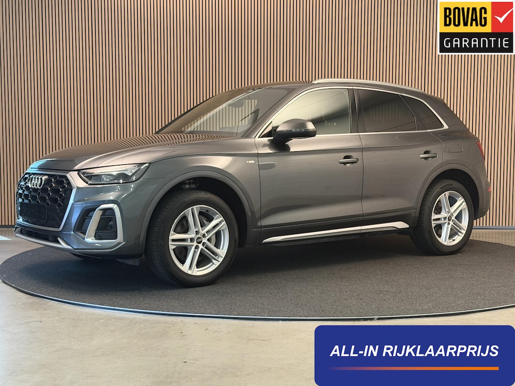 Audi Q5 50 TFSI Pluging-Hybrid 299PK Aut. Quattro S-Line | LED | Navi | 19 Inch | Sportstoelen | Incl. garantie