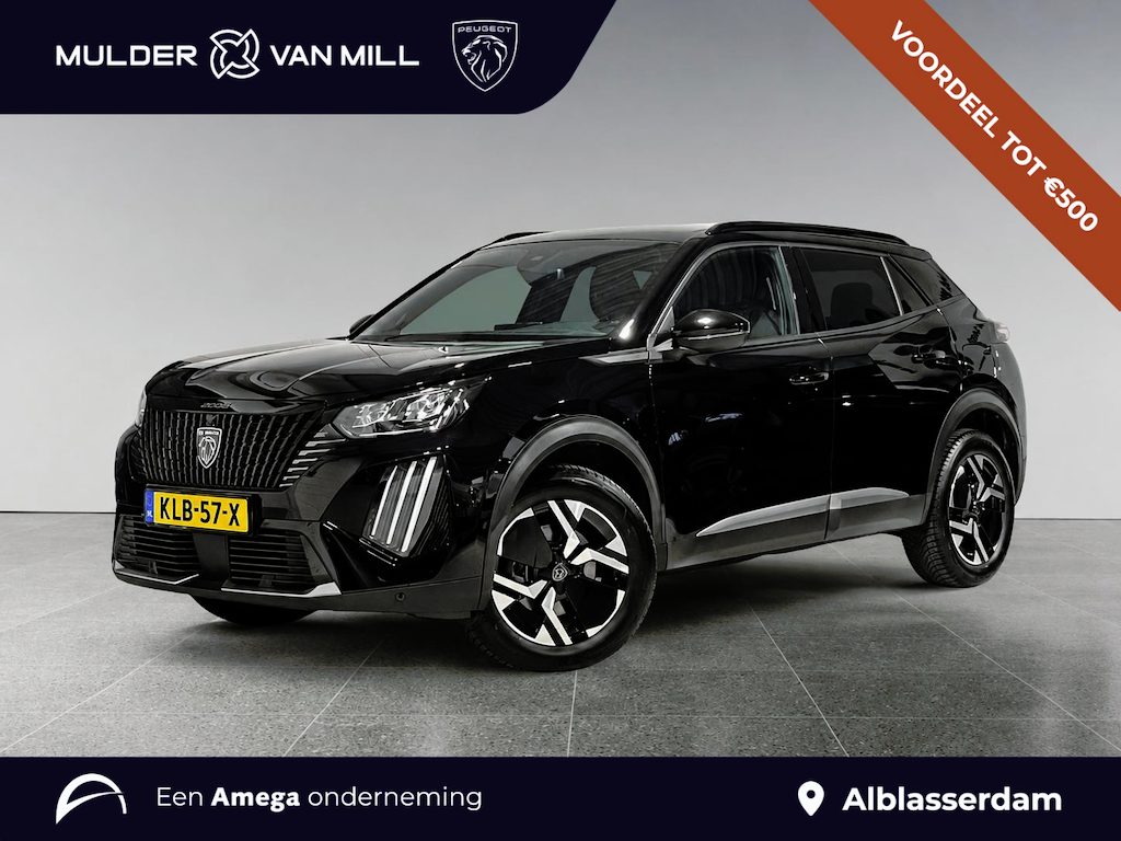 Peugeot 2008 Allure Pack 1.2 Hybrid 145pk e-DCS6 | DODEHOEKBEW. | KEYLESS ENTRY | ADAPTIVE CRUISE | 360° CAMERA | STOELVERW. | CLIMA | LEDER/STOF | DAB+
