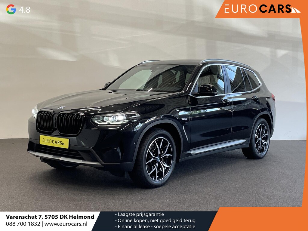 BMW X3 xDrive30e Trekhaak PDC VA + Camera Sportstoelen 19" M-Sport Stoelverwarming Cognac Leder Bekleding Privacy Glass DAB+ Navi Carplay Cruise Control