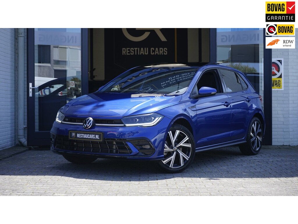 Volkswagen Polo R-Line 1.0 TSI 110 Pk AUTOMAAT-ACC-CAMERA-IQ LIGHT-KEYLESS-NAVIGATIE-PANORAMA-VIRTUEEL-STOELVERWARMING