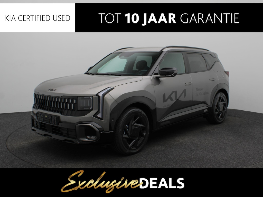 Kia Seltos 1.6 T-GDi Demo Edition Automaat | Leder | Stoelverwarming en Verkoeling | Elektr. Stoel met geheugen | 360 Camera